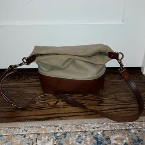 L.L.Bean Waxed Canvas Crossbody gently used